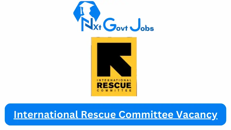 International Rescue Committee Vacancy