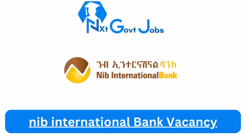 nib international Bank Vacancy