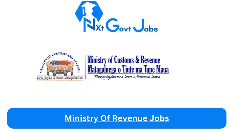 Ministry Of Revenue Jobs