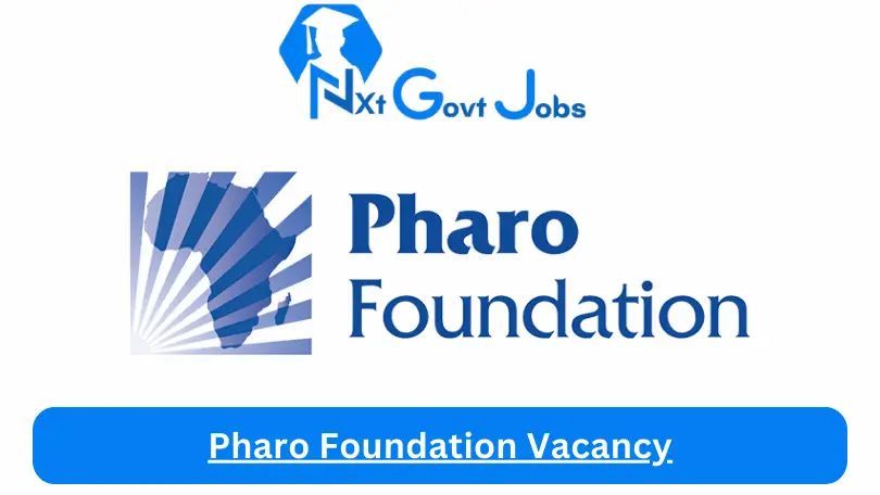 Pharo Foundation Vacancy