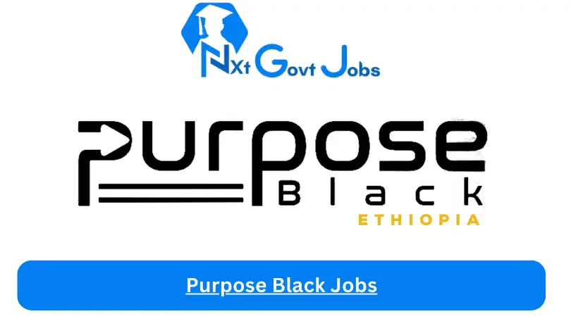 Purpose Black Jobs